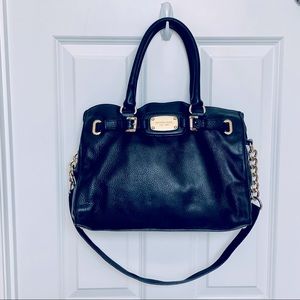 Michael Kors Pebble Leather East West Hamilton Bag